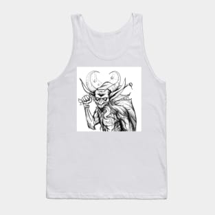 the krampus magical and terrible Christmas elf Tank Top